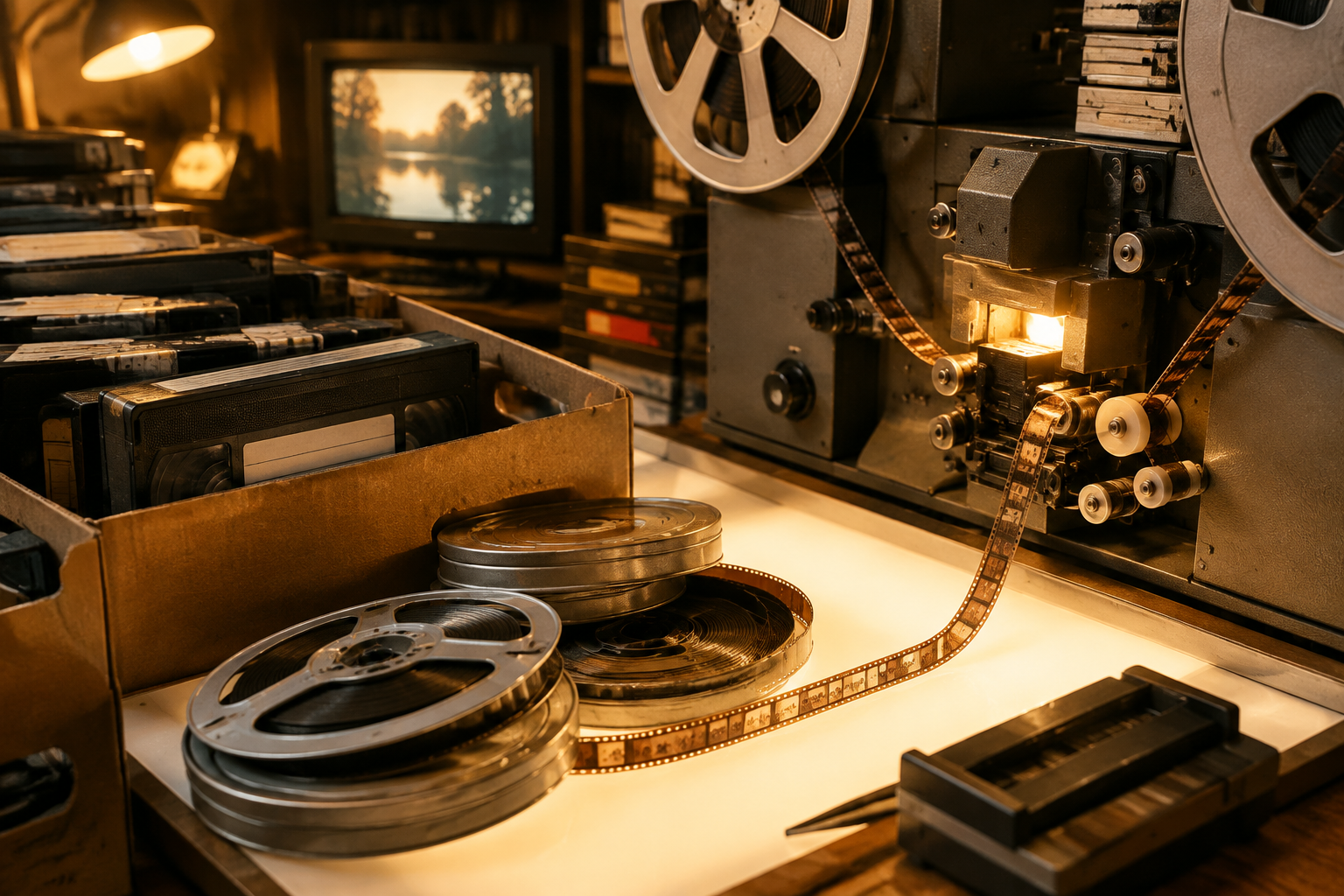 Super 8 reels, 1962 wedding
