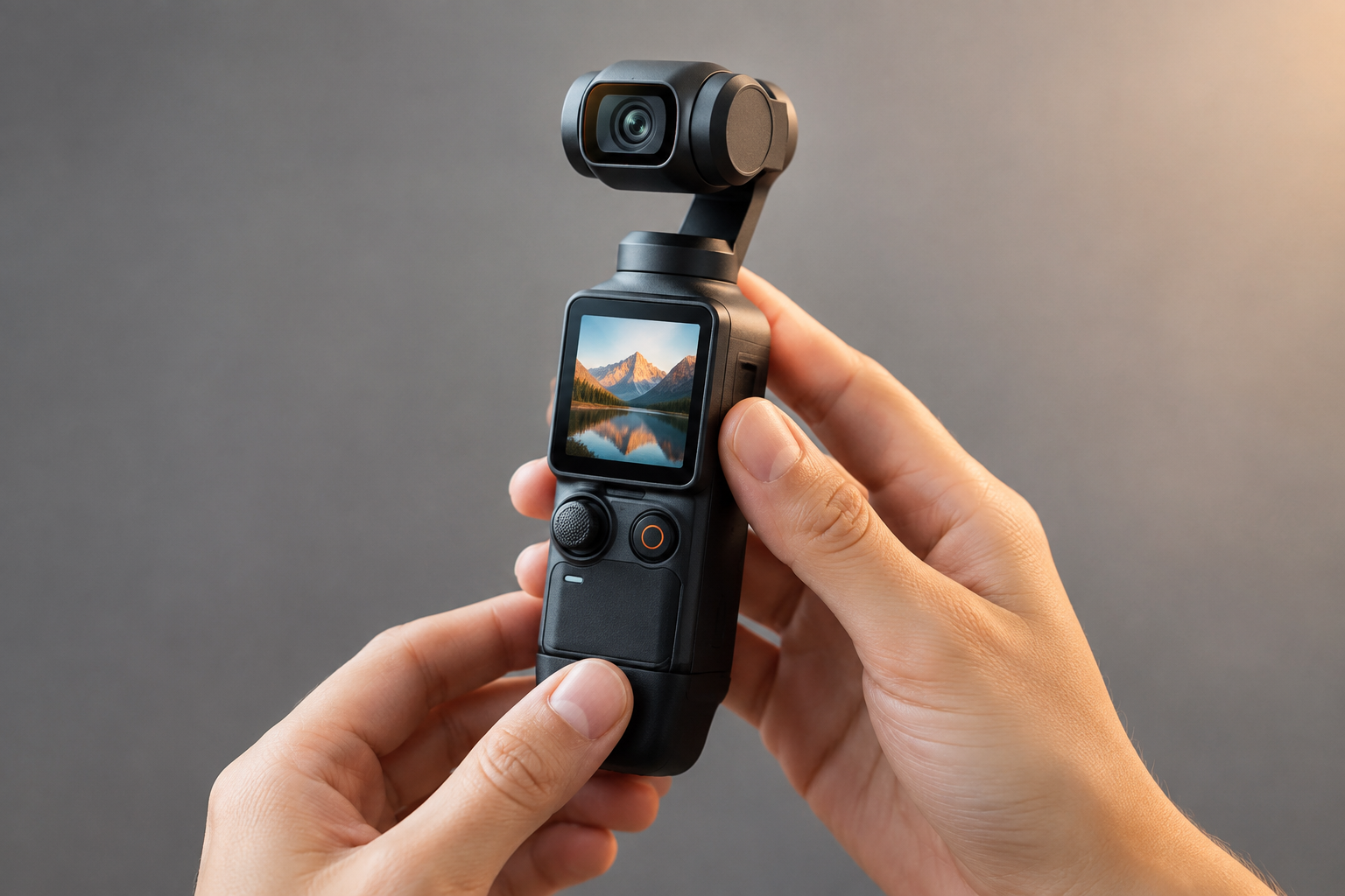 Handheld gimbal launch film